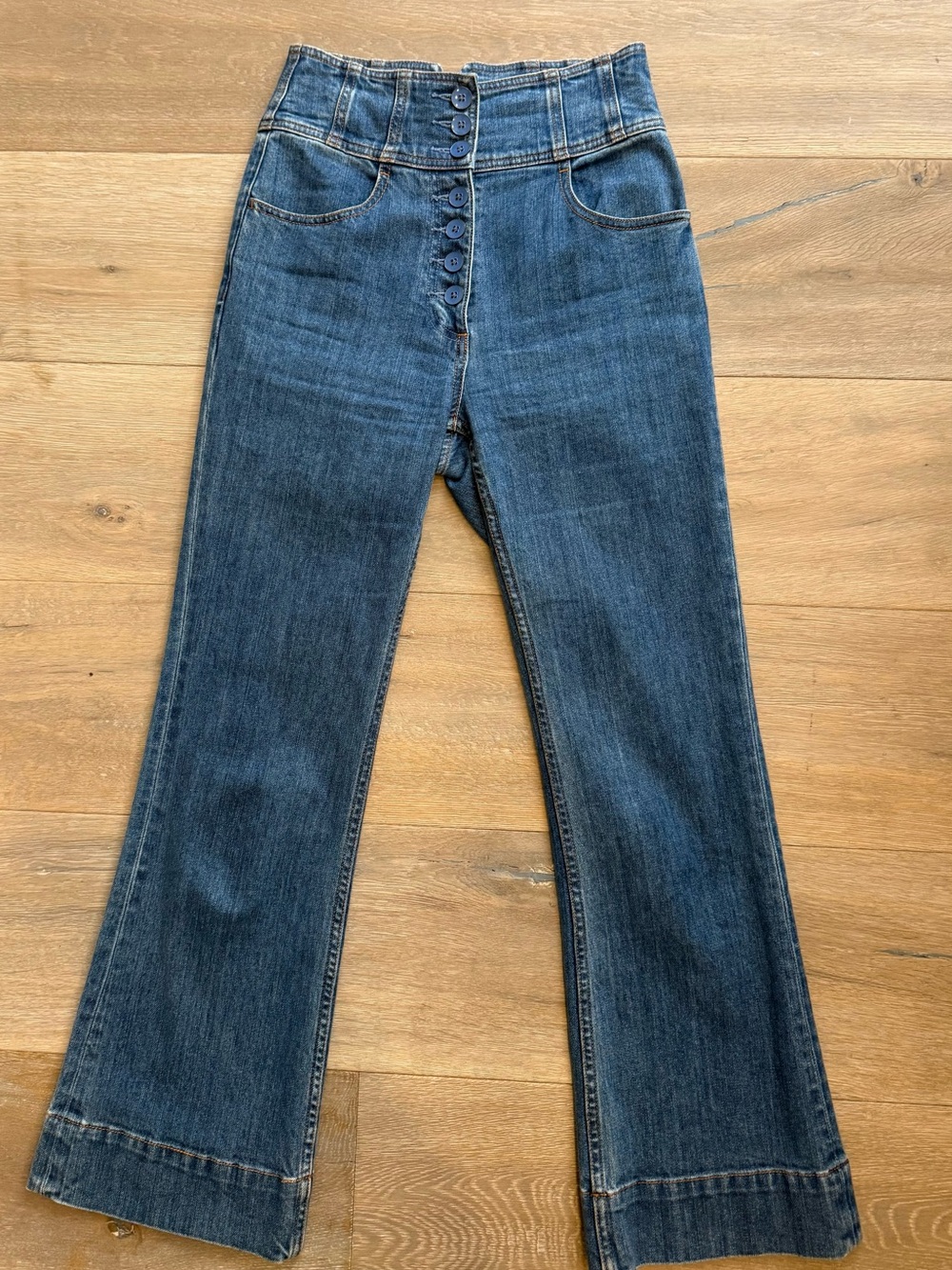 Ulla Johnson High-Rise Button-Fly Women's Jeans